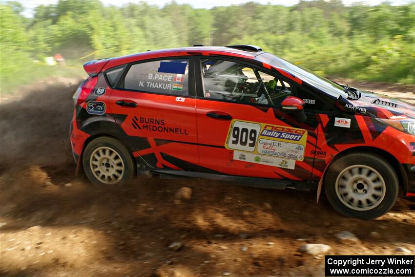 Nikhil Thakur / Brandon Pace Ford Fiesta ST on SS5, Chainsaw Junksin.