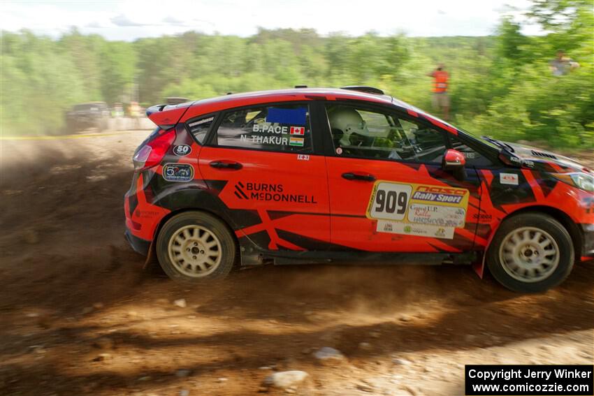 Nikhil Thakur / Brandon Pace Ford Fiesta ST on SS5, Chainsaw Junksin.