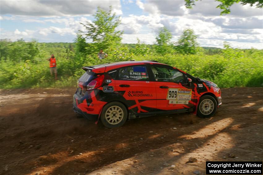 Nikhil Thakur / Brandon Pace Ford Fiesta ST on SS5, Chainsaw Junksin.