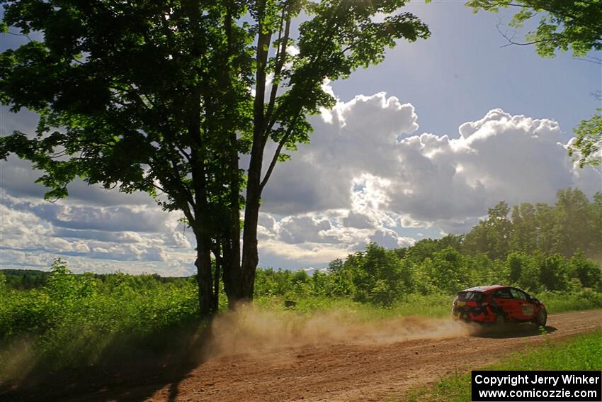 Nikhil Thakur / Brandon Pace Ford Fiesta ST on SS5, Chainsaw Junksin.
