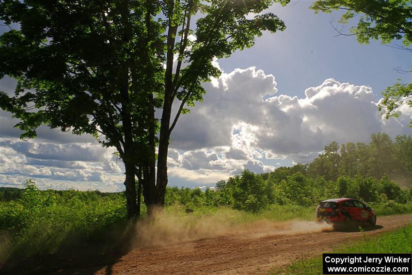 Nikhil Thakur / Brandon Pace Ford Fiesta ST on SS5, Chainsaw Junksin.