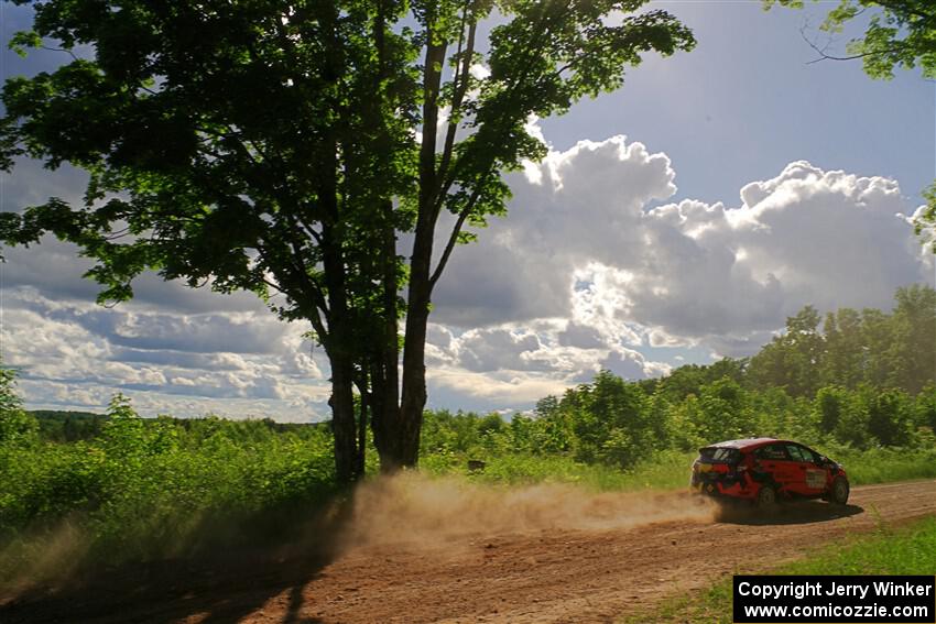 Nikhil Thakur / Brandon Pace Ford Fiesta ST on SS5, Chainsaw Junksin.