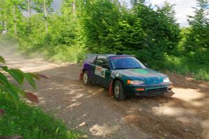 Maegan Burkart / Joanna Seaman Honda CRX Si on SS5, Chainsaw Junksin.