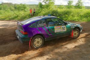 Maegan Burkart / Joanna Seaman Honda CRX Si on SS5, Chainsaw Junksin.