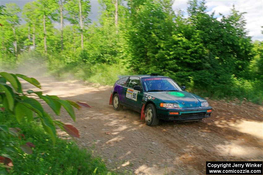 Maegan Burkart / Joanna Seaman Honda CRX Si on SS5, Chainsaw Junksin.