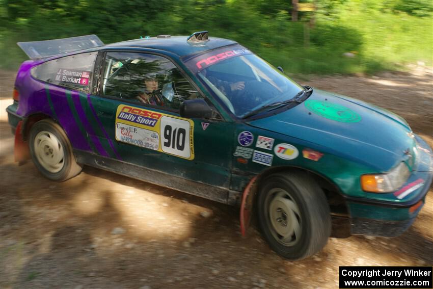 Maegan Burkart / Joanna Seaman Honda CRX Si on SS5, Chainsaw Junksin.