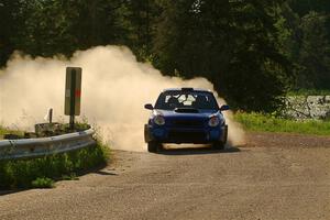Jimmy Pelizzari / Bryce Proseus Subaru WRX on SS6, Camp 3 South.