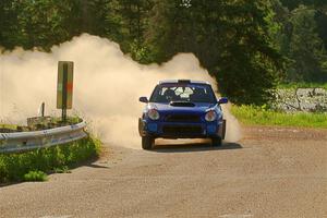 Jimmy Pelizzari / Bryce Proseus Subaru WRX on SS6, Camp 3 South.