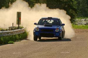 Jimmy Pelizzari / Bryce Proseus Subaru WRX on SS6, Camp 3 South.
