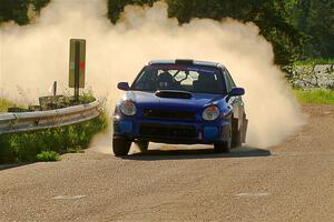 Jimmy Pelizzari / Bryce Proseus Subaru WRX on SS6, Camp 3 South.