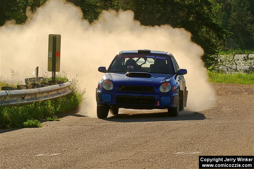 Jimmy Pelizzari / Bryce Proseus Subaru WRX on SS6, Camp 3 South.