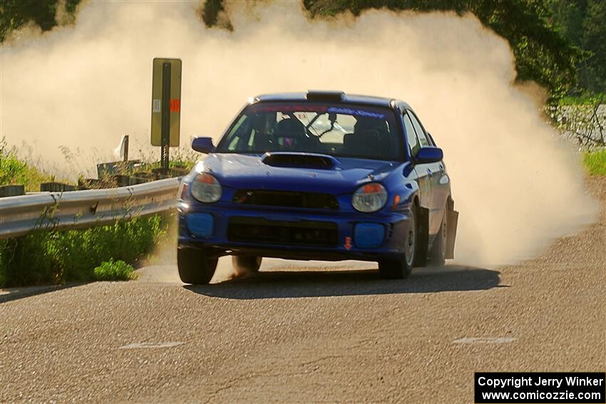 Jimmy Pelizzari / Bryce Proseus Subaru WRX on SS6, Camp 3 South.