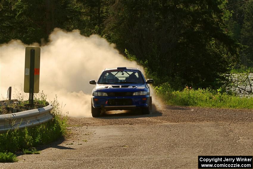 Connor Himes / Aleut Hatfield Subaru Impreza on SS6, Camp 3 South.