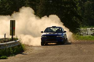 Connor Himes / Aleut Hatfield Subaru Impreza on SS6, Camp 3 South.