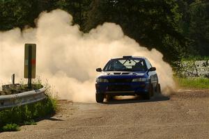 Connor Himes / Aleut Hatfield Subaru Impreza on SS6, Camp 3 South.