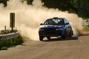 Connor Himes / Aleut Hatfield Subaru Impreza on SS6, Camp 3 South.