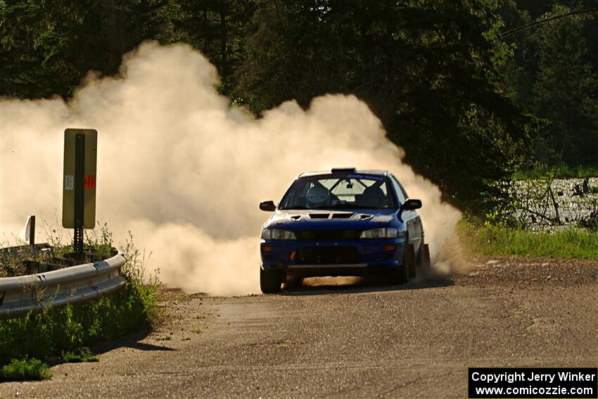 Connor Himes / Aleut Hatfield Subaru Impreza on SS6, Camp 3 South.