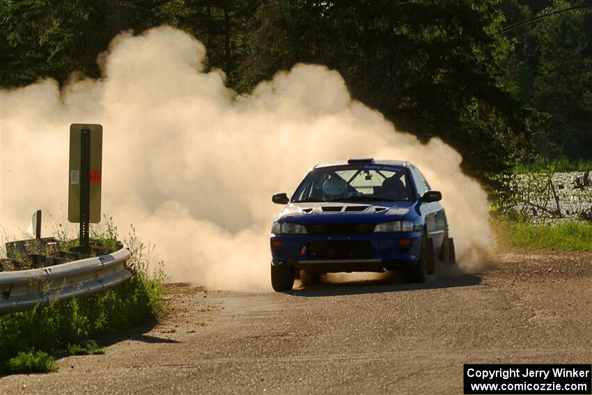 Connor Himes / Aleut Hatfield Subaru Impreza on SS6, Camp 3 South.