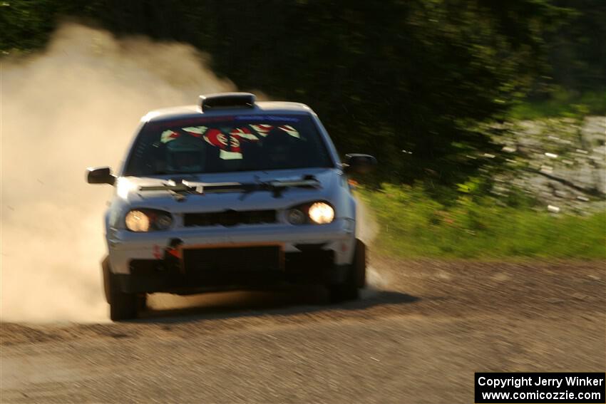 John Gusmano / Zack Goldstein VW GTI on SS6, Camp 3 South.