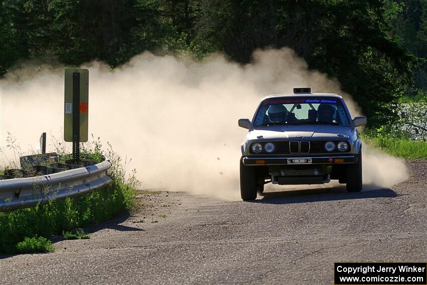 Mohammad Salehi / Artur Stepanov BMW 325is on SS6, Camp 3 South.