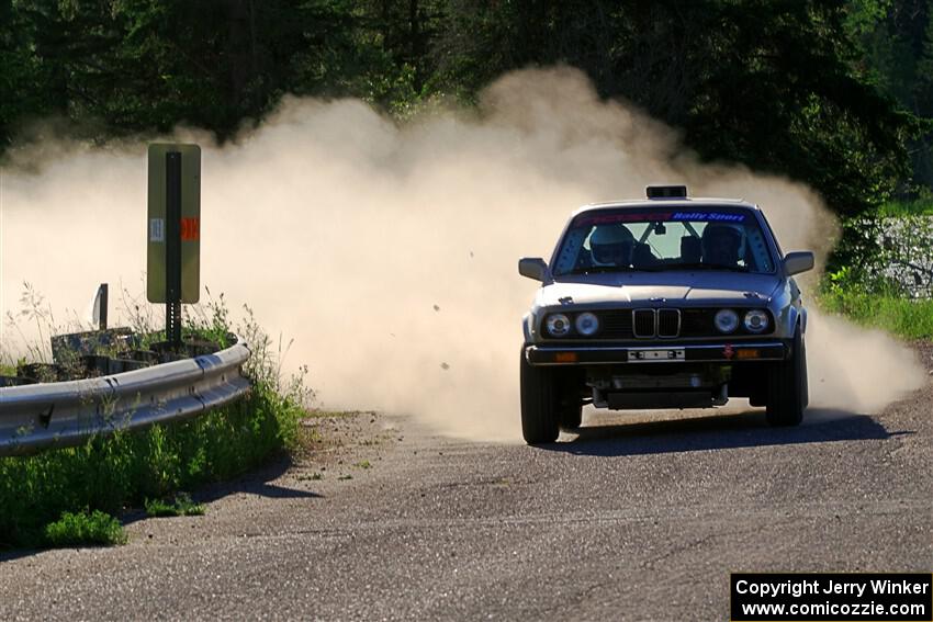Mohammad Salehi / Artur Stepanov BMW 325is on SS6, Camp 3 South.