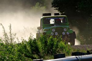 Mike Purzycki / Matt Wernette Jeep Scrambler on SS6, Camp 3 South.