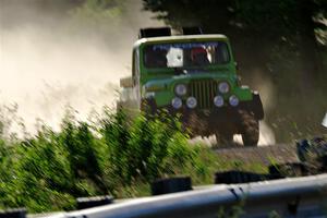 Mike Purzycki / Matt Wernette Jeep Scrambler on SS6, Camp 3 South.