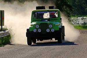 Mike Purzycki / Matt Wernette Jeep Scrambler on SS6, Camp 3 South.