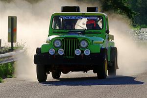 Mike Purzycki / Matt Wernette Jeep Scrambler on SS6, Camp 3 South.