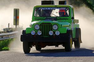 Mike Purzycki / Matt Wernette Jeep Scrambler on SS6, Camp 3 South.