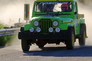 Mike Purzycki / Matt Wernette Jeep Scrambler on SS6, Camp 3 South.