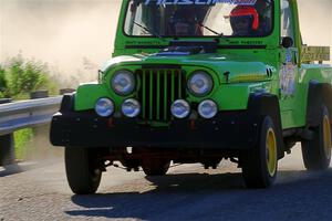Mike Purzycki / Matt Wernette Jeep Scrambler on SS6, Camp 3 South.