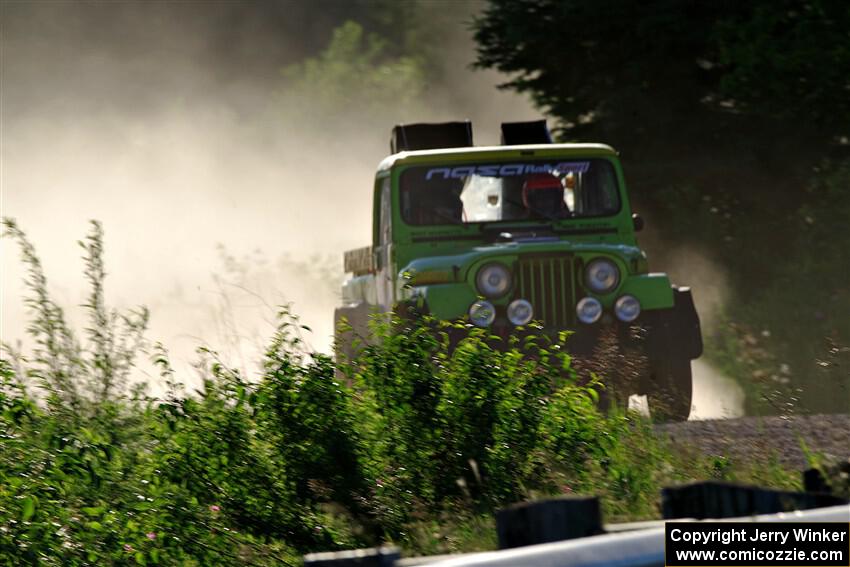 Mike Purzycki / Matt Wernette Jeep Scrambler on SS6, Camp 3 South.