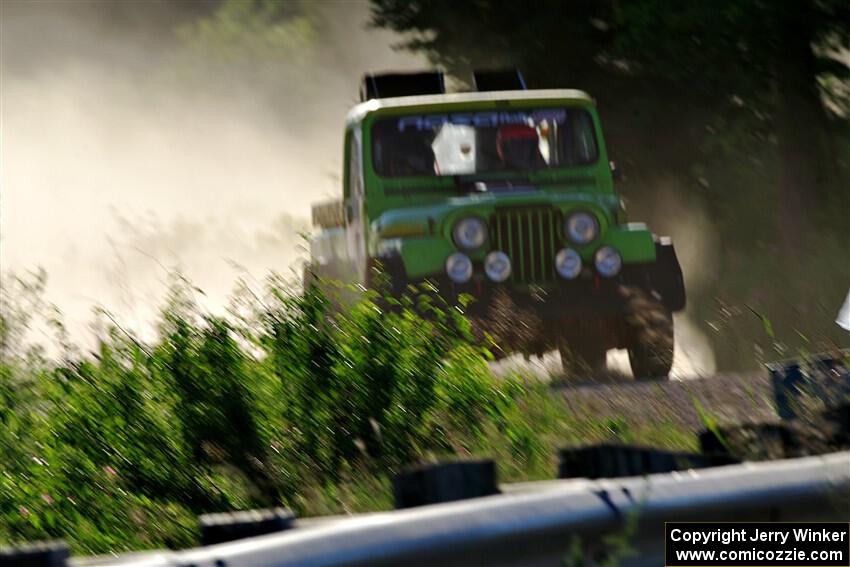 Mike Purzycki / Matt Wernette Jeep Scrambler on SS6, Camp 3 South.