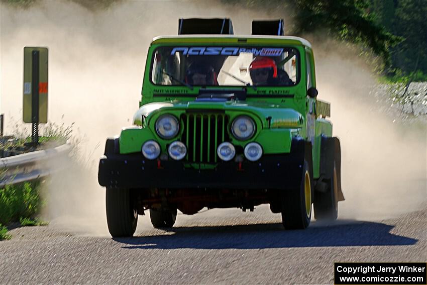 Mike Purzycki / Matt Wernette Jeep Scrambler on SS6, Camp 3 South.