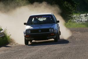 Heath Shively / Shanti Witt VW Golf on SS6, Camp 3 South.