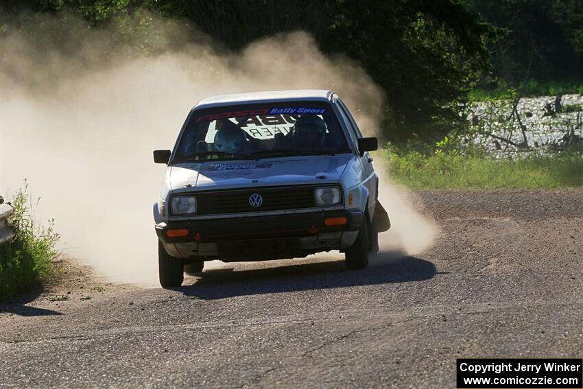 Heath Shively / Shanti Witt VW Golf on SS6, Camp 3 South.
