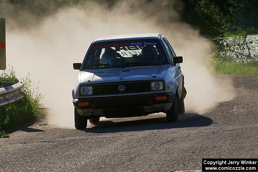 Heath Shively / Shanti Witt VW Golf on SS6, Camp 3 South.