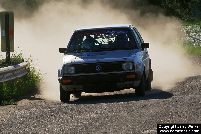 Heath Shively / Shanti Witt VW Golf on SS6, Camp 3 South.