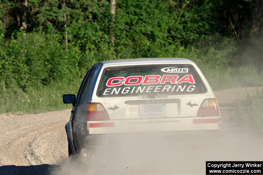 Heath Shively / Shanti Witt VW Golf on SS6, Camp 3 South.