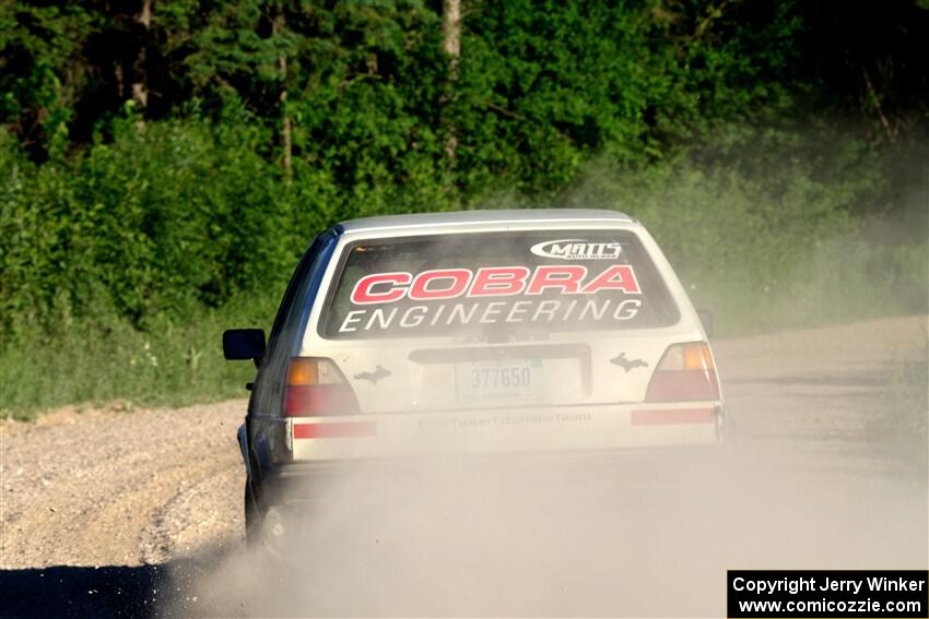 Heath Shively / Shanti Witt VW Golf on SS6, Camp 3 South.