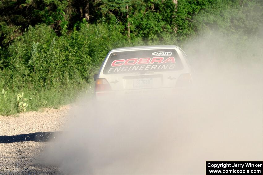 Heath Shively / Shanti Witt VW Golf on SS6, Camp 3 South.