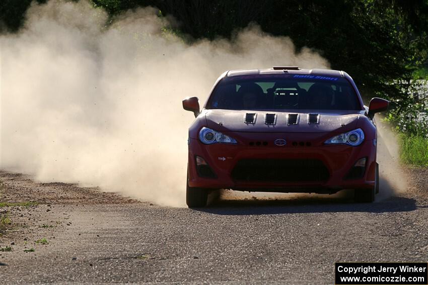 Eric Anderson / Taylor Haelterman Toyota FR-S on SS6, Camp 3 South.