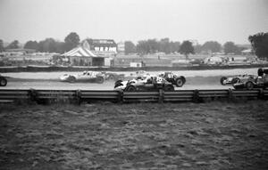 Formula Vee/440 race: First lap at turn 5.(3)