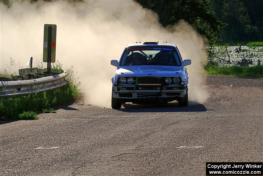 Elena Huizar / Julienne Ciacico BMW 325i on SS6, Camp 3 South.