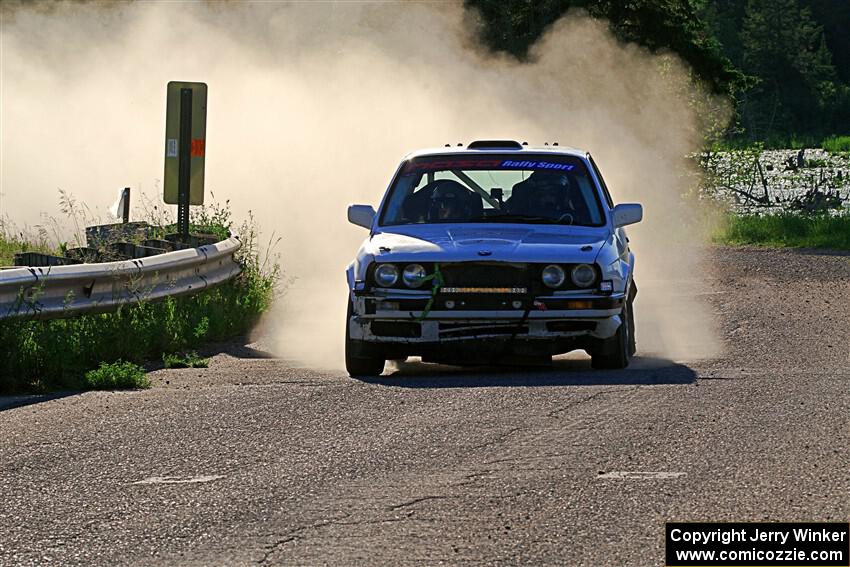 Elena Huizar / Julienne Ciacico BMW 325i on SS6, Camp 3 South.