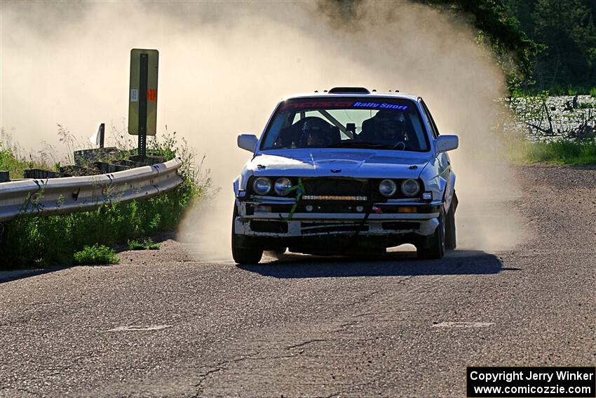 Elena Huizar / Julienne Ciacico BMW 325i on SS6, Camp 3 South.