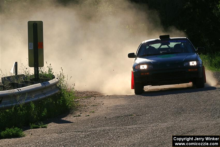 Maegan Burkart / Joanna Seaman Honda CRX Si on SS6, Camp 3 South.