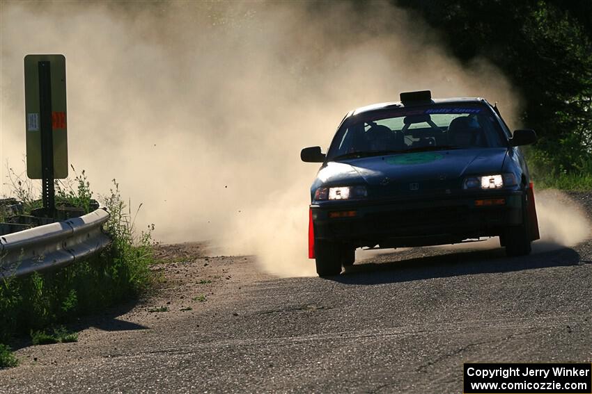 Maegan Burkart / Joanna Seaman Honda CRX Si on SS6, Camp 3 South.