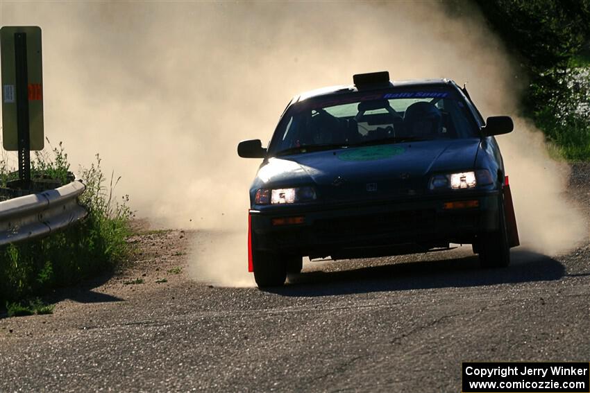Maegan Burkart / Joanna Seaman Honda CRX Si on SS6, Camp 3 South.